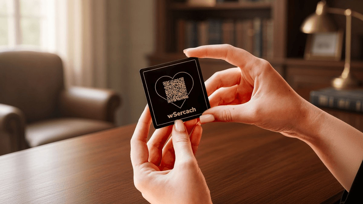 Digitalizacja w branży pogrzebowej: tabliczka QR na nagrobek