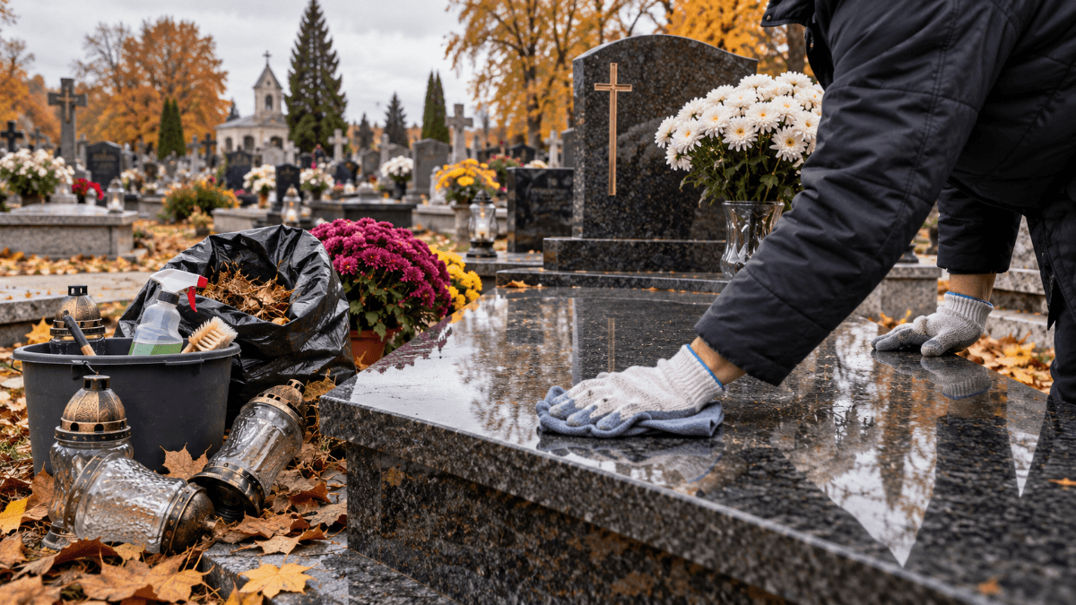 Jak przygotować grób na Wszystkich Świętych? Znicze, kwiaty i porządki